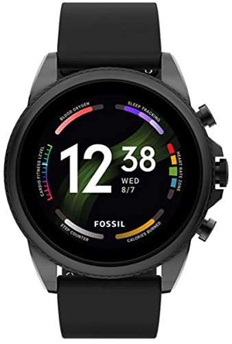Fossil Smartwatch Gen 6 Connected da Uomo con Wear OS by Google, Frequenza Cardiaca, Notifiche per Smartphone e NFC FTW4061