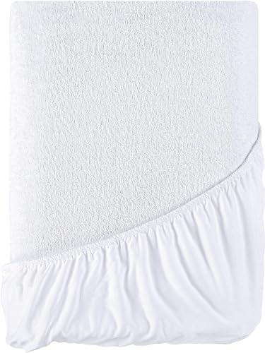 Utopia Bedding Coprimaterasso Matrimoniale Impermeabile 160 x 200 x 30 cm, Certificato Oeko-Tex, Proteggi Materasso, Traspirante, Lavabile, Stile Montato Tutto Intorno Elastico