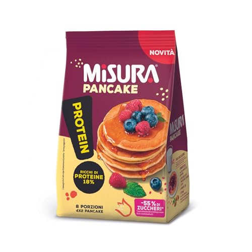 Misura Protein Pancake | Ricchi di Proteine | Packaging con Carta Certificata FSC | Confezione da 200 grammi