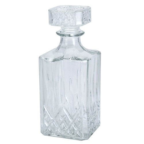 Caraffa Decanter Bottiglia liquori whisky cognac in vetro con tappo ermetico salva sapore