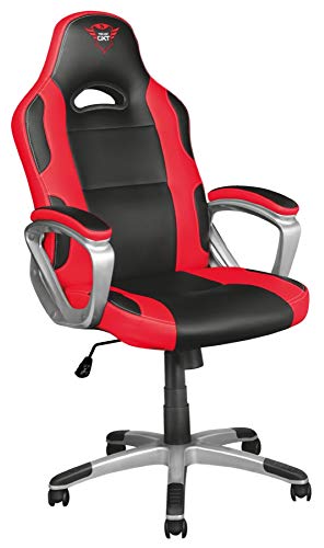 Trust Gxt 705 Ryon Sedia Gaming Ergonomica, Nero/Rosso, null