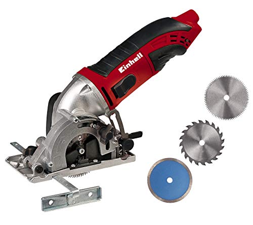 Einhell Tc-Cs 860 Kit Mini Sega Circolare Manuale 230 V, 450 W, Rosso, 36.2 x 12.9 x 26.4 Cm