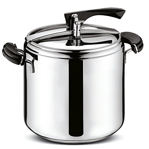 Lagostina Brava Pentola a Pressione Inox, 12 lt, Acciaio Inossidabile, Argento, 26 cm, metallo, senza rivestimento