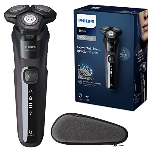 Philips Shaver series 5000 - Rasoio elettrico Wet & Dry da uomo, Modello S5588/30