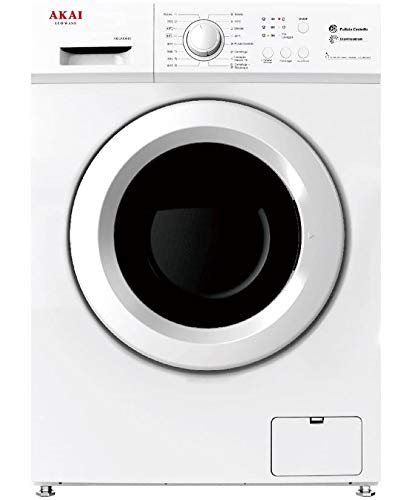 Akai AQUA6044S lavatrice Libera installazione Caricamento frontale Bianco 6 kg 1000 Giri/min A++