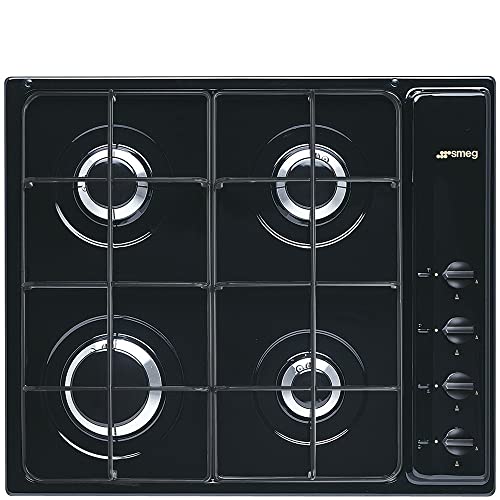 SMEG S64SN, Piano cottura a gas SELEZIONE, Black