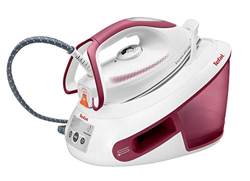 TEFAL SV8012 EXPRESS ANTI-CALC Potente Ferro da Stiro, Generatore di Vapore da 6,2 bar Con Raccoglitore di Calcare Rimovibile e Piastra Durilium Airglide Autopulente