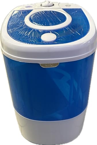DCG Eltronic ML5950 Portatile Caricamento dall'alto 2kg Blu, Bianco lavatrice