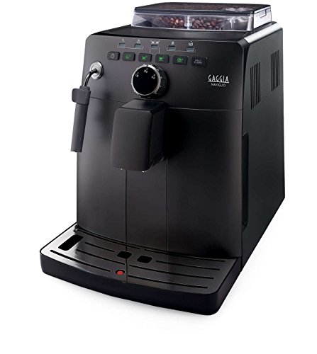 Gaggia HD8749/01 Naviglio Black - Macchina da Caffè Automatica, per Espresso e Cappuccino, Caffè in Grani, 15 bar, 1850W, 2L, Nero, 100% Made in Italy