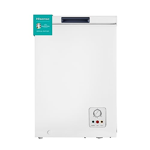 Hisense MCF95E Congelatore a Pozzo 95 L di capacità, Silenzioso 40 dB, Bianco, 54.6 x 47.9 x 85.4 cm