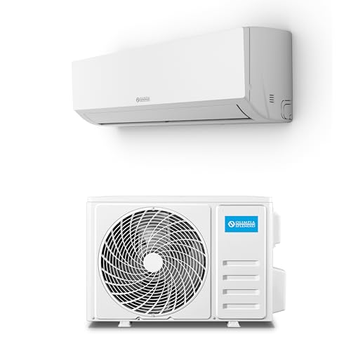 Olimpia Splendid OS-C/SEMLH09EI Mystral E Inverter 9 - Climatizzatore Fisso Gas R32, 9.000 btu/h, Classe di efficienza energetica A++/A+, Wi-Fi integrato, Sterilizzazione a 56°C