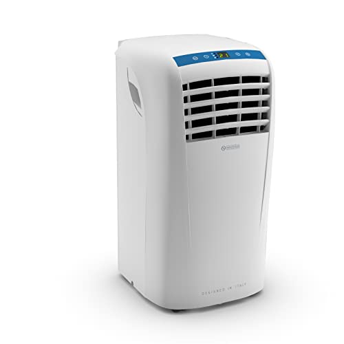 Olimpia Splendid-02265 Dolceclima Compact 8X- 3-in-1 Climatizzatore Portatile: Raffrescamento, Ventilazione, Deumidificazione, 8.000 Btu/H, 2.1 Kw, Gas R290, bianco–per ambienti fino a 60m³