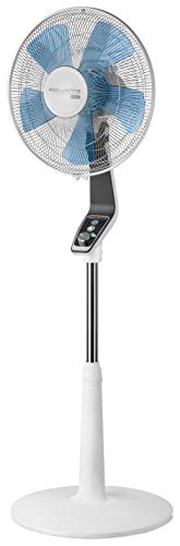 Rowenta Silence Extreme, Ventilatore a Piantana con 4 Velocità e Turbo Boost, Ventilatore Silenzioso, Oscillazione Automatica, Bianco, Vu5640