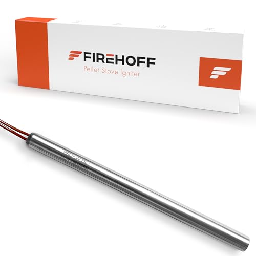 Candela di accensione per stufa a pellet, 300 W, 155 mm, diametro 9,9 mm, filettatura 3/8 con connettore rapido, garanzia 1 anno
