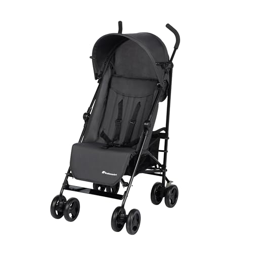 Bebeconfort Rainbow Passeggino Leggero e Reclinabile, Pieghevole Chiusura ad Ombrello, Passeggino da Viaggio Maneggevole e Compatto, 6 mesi - 4 anni, Fino ai 22 kg, colore Mineral Graphite