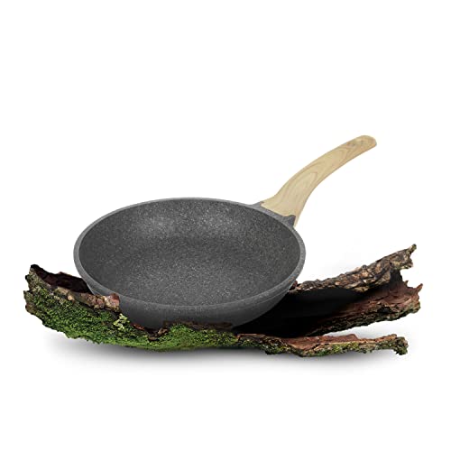 KASANOVA Padella antiaderente 24 cm, per induzione e tutti i piani cottura Eco Petra Evolution
