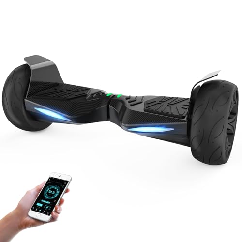 8,5” Hoverboards Off-Road a Doppio Motore con Batteria ad Alta Capacità da 36V 4,4Ah, Altoparlante Bluetooth e App, Ideali per Bambini e Adolescenti