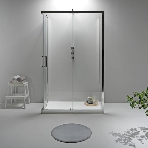 Cabina Box Doccia 3 lati Scorrevole 70x90x70 Cristallo Trasparente…
