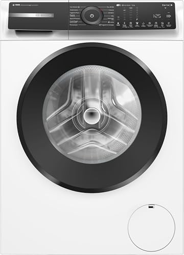 Bosch WGH254A0IT Serie 6, Lavatrice a carica frontale, capacità 10 kg, 1400 rpm, Dosaggio automatico i-DOS, Iron Assist, Home Connect, Sistema Anti macchia Plus, Bianco, 60 Cm