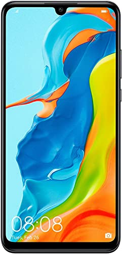 Huawei P30 Lite 128 GB 6.1" FHD Dewdrop Display Smartphone con 48MP AI Ultra-Wide Tripla Camera, 4GB RAM, Android 9.0 Sim-Free Telefono Cellulare, Dual Sim, Versione UK, Nero (rinnovato)