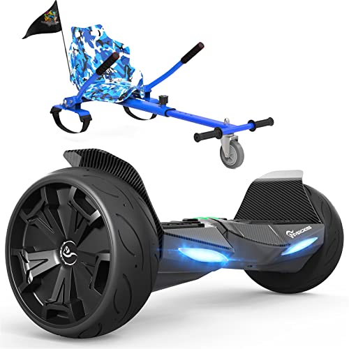 EVERCROSS Hoverboards e kart, Set Hoverboards Elettrico da 8,5 Pollici e Kart per Bambini con Bluetooth, Controllo APP, Scooter Autobilanciato per Tutti i Terreni per Adolescenti Adulti