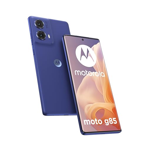 MOTOROLA g85 5G (8/256 GB, Display 6.67" pOLED FHD+ HiD 120Hz, SGS Low Blue Light, SGS Log Motion Blur, Snapdragon 6s Gen 3, Doppia camera 50+8MP, batteria 5000mAh, Dual SIM, Android 14), Cobalt Blue