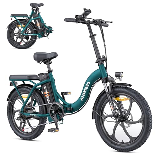 MilePort 1 Bici Elettrica Per Adulti, 36V 13AH Batteria Rimovibile 250w Motore Con 20 “*3.0” Fat Tire Pieghevole Bicicletta Elettrica, Velocità 25KM/H Gamma Fino a 100KM Città Pendolare Ebike