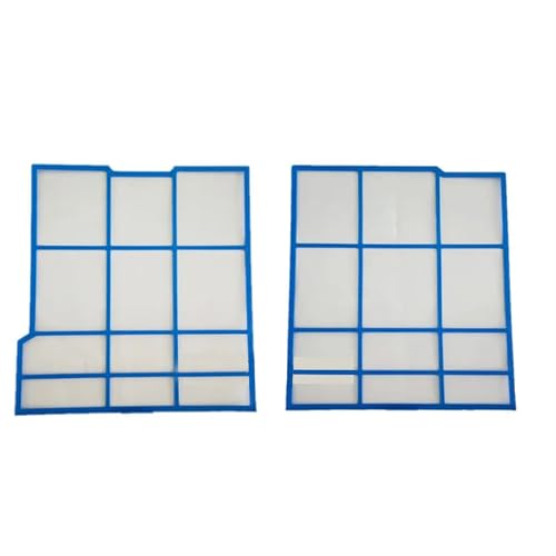 WFGJSK Set filtri condizionatore d'Aria Sinistra 31,5X29,8 cm Destra 31,5X28,5 cm - Compatibile con Hitachi - Bordo in plastica