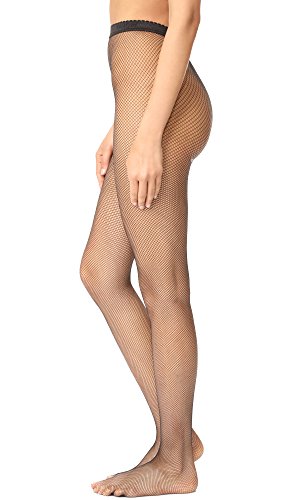Wolford Twenties Calzamaglia, 30 DEN, Nero, L Donna