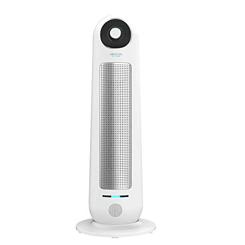 Cecotec - Ready Warm 10000 Top Ceramic, stufetta in ceramica, oscillante, 3 modalità, termostato regolabile, sistema anti-ribaltamento, protezione da surriscaldamento, 2200 W