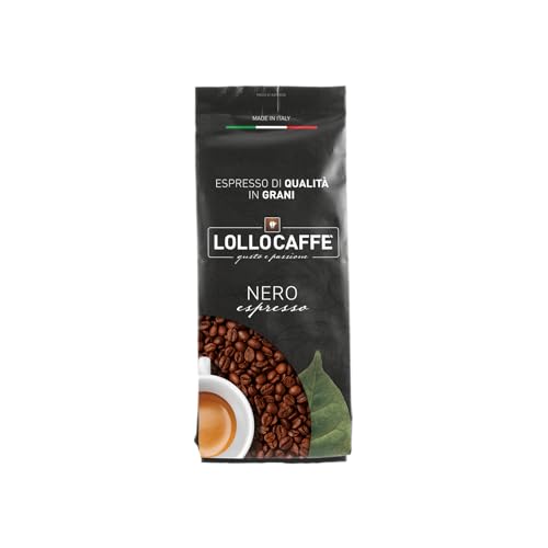 Lollo Caffè - Grani Miscela Nera - 6 pacchi da 1kg