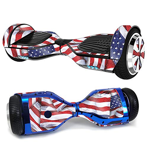 MightySkins GL-HOVH1-Patriot - Skin lucida glitterata per ultra hoverboard, patriot, protettiva, durevole, con finitura glitterata lucida, facile da applicare, rimuovere e cambiare con stile, prodotta