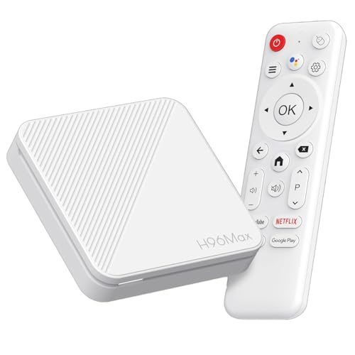 Android 14.0 TV Box 2025, LEFFOT H313 4K Ultra HD Android Box, 2GB RAM + 16GB ROM, Smart TV Box with HDR10+, 2.4G & 5G WiFi 6, 100M Ethernet, Chromecast, BT 5.0, Allwinner H313 Quad Core A53