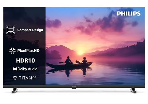 Philips 24PHS6000 2K HD LED Smart TV - Display 24’’ con Pixel Plus, piattaforma Titan OS e Dolby Digital Sound - Funziona con Alexa e Google Voice Assistant