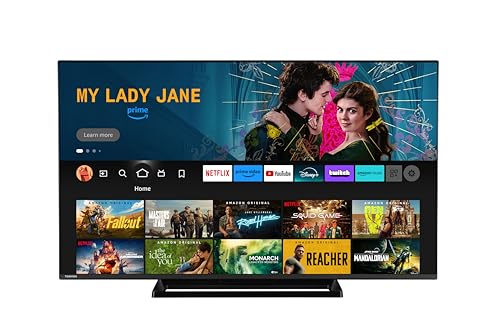 Toshiba Smart Fire TV 50 Pollici Ultra HD 50UF3F63DAR, TV 4K 50 Pollici con Alexa Integrata, Televisore LED Compatibile con Alexa, DVB-T2, Tecnologia LED, Dolby Vision, HDMI 2.1, Dolby Atmos