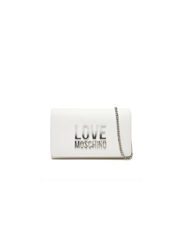 Love Moschino POLJC4260PP0MKD0100U, Borsa a Mano Donna, Bianco