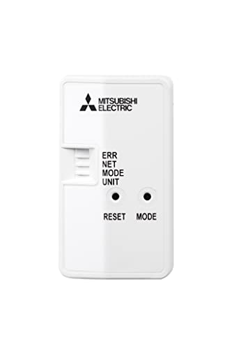 Mitsubishi Electric MAC-587IF-E Modulo Wi-Fi per Condizionatore Fisso, Controllo Remoto Tramite Smartphone App Melcloud, Compatibile con Amazon Alexa e Google Home, Bianco
