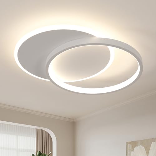 Pheashine Plafoniera LED Soffitto Dimmerabile, 32W Lampadario LED Soffitto con Telecomando 3000K-6500K, Moderna Lampada da Soffitto per Camera da Letto, Soggiorno, Cucina, Sala da Pranzo