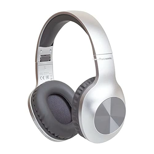 Panasonic RB-HX220BDES Cuffie Wireless, Bluetooth, Over Ear, Bassi Potenti, Connessione Rapida e Semplice, Ergonomiche e Pieghevoli, Argento