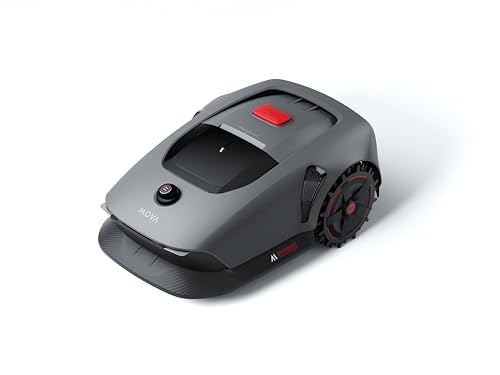 MOVA 1000 Robot Tosaerba Senza Fili, Mappatura 3D LiDAR per 1000 m², Ostacoli Intelligenti, App Control, Ruote Fuoristrada, Taglio a U, Ricarica Rapida