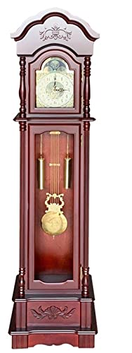 Zhaoj24-05 Vintage Orologio Orologio da Terra retrò in Legno Orologio da Salotto Moderno Orologio da Terra Villa Cavallo al Galoppo Decorazione Sala Decorazione Muta retrò Orologio a Pendolo