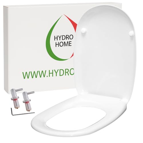 HYDRO HOME - Copriwater Pozzi Ginori Come Originale per Easy/Easy02, Tavoletta WC Pozzi Ginori Coperchio Water Termoindurente, Asse WC Made in Italy con Fissaggio dall'Alto (CHIUSURA CLASSICA)