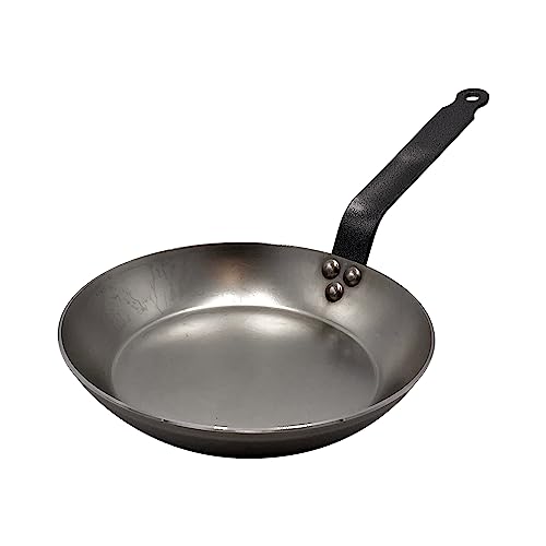 Pentole Agnelli, COFE3006PT32, Padella Lionese Pesante, Ferro, Nero