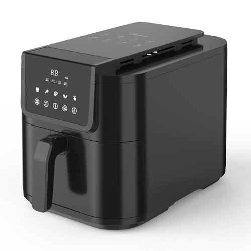 Ardes Friggisana Infinity ARFRYA05L - Friggitrice ad aria 8 litri - Airfryer +35% di spazio e tecnologia Rapid Air - Air fryer 10 in 1, temperatura e timer regolabili, display touch