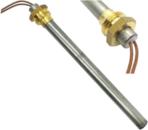 Easyricambi Resistenza CANDELETTA ACCENSIONE per Stufa A Pellet 300W 180MM 170MM; Diametro 9,9MM; Filettatura 3/8. per LAMINOX