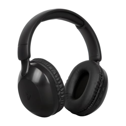 VulTech Cuffie Octopus HBT-20BK 2.1 Over Ear Wireless Bluetooth 5.3 e Aux con Microfono, Controllo Traccia, Gestione Chiamate, Ricarica Type-C, Autonomia 12 ore, Accoppiamento Automatico Android, iOs