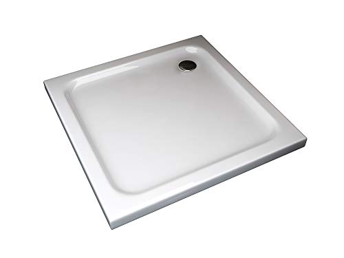 Piatto Doccia in Abs Acrilico Rinforzato Con Fibre Di Vetro e Resina Poliestere (90x90 quadrato)