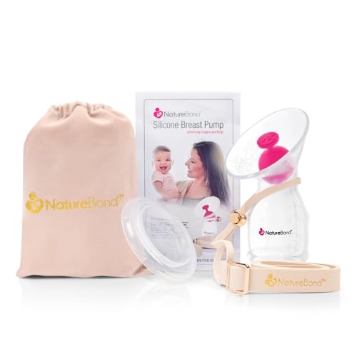 Tiralatte in silicone NatureBond - Tiralatte manuale in silicone senza BPA per uso senza mani | Soluzione Tutto in 1