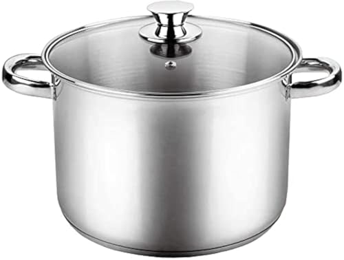 VIER- OI16 Pentola in acciaio inox 18/10 da 16 cm di diametro x 16 cm di altezza