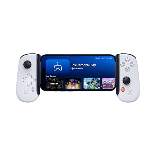BACKBONE One Mobile Gaming Controller per iPhone (Lightning) - PlayStation Edition - 1st Gen - Trasforma il tuo iPhone in una console di gioco - Gioca a Xbox, PlayStation, Call of Duty, Roblox e altro